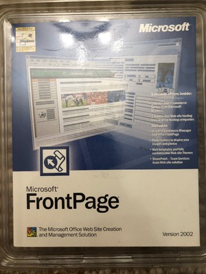 Microsoft frontpage version 2002 (659556582449)