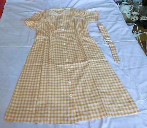 Vintage Mini Mod Dress GoGo Orange 