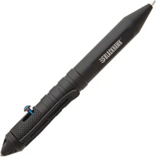 Blackhawk Black Tactical Pen Aluminum DNA-Catch Areas Glassbreaker Parker Refill