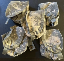 5 Military Hand Grenade Pouches US Military ACU Digital Camo MOLLE II Pouches