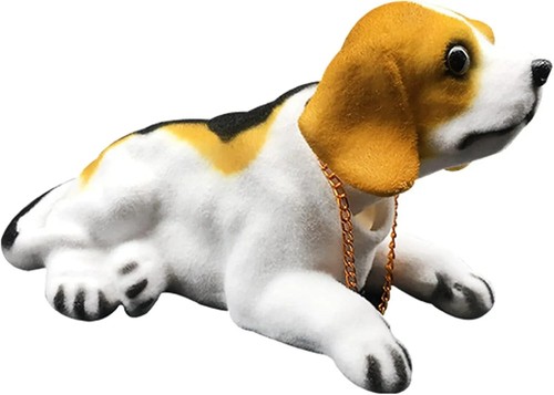Bobble Head Dog Puppy Figurine Desktop Ornament Car Decoration - Dashboard Car - 第 8/8 張圖片