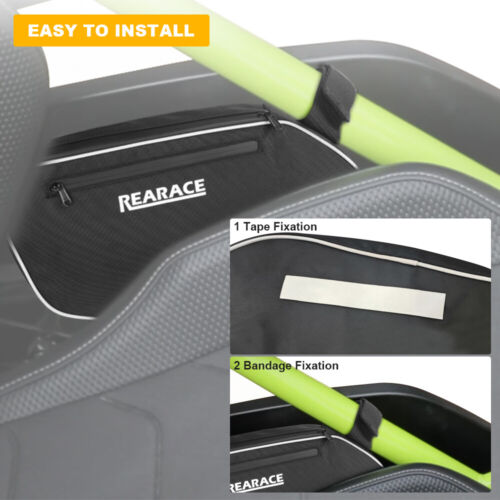 Bolsas de almacenamiento laterales de 2 piezas aptas para Polaris Slingshot GT LE/S/SL/SLR/SLR LE 2018 - Imagen 3 de 9
