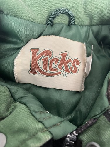 SELTEN Vintage Kicks Tarnjacke Jugend S Militärstil Mantel - Bild 3 von 13