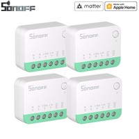 4X Sonoff MINIR4M Extreme Wifi Smart Licht Schalter Matter Enabled App Steuerung