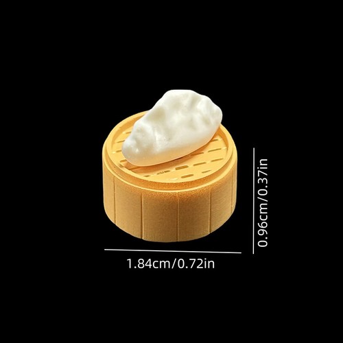 Creative Steamed Bun Keycaps Lovely Handmade Dumpling Mechanical Keyboard Keycap - Afbeelding 3 van 11