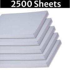 A4 White Paper Printer Copier 5 Reams OF 500 Sheets Photocopy Stationary Office