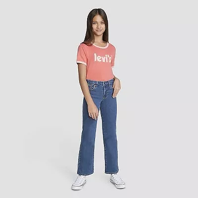 Levi's mid rise 2024 straight leg jeans