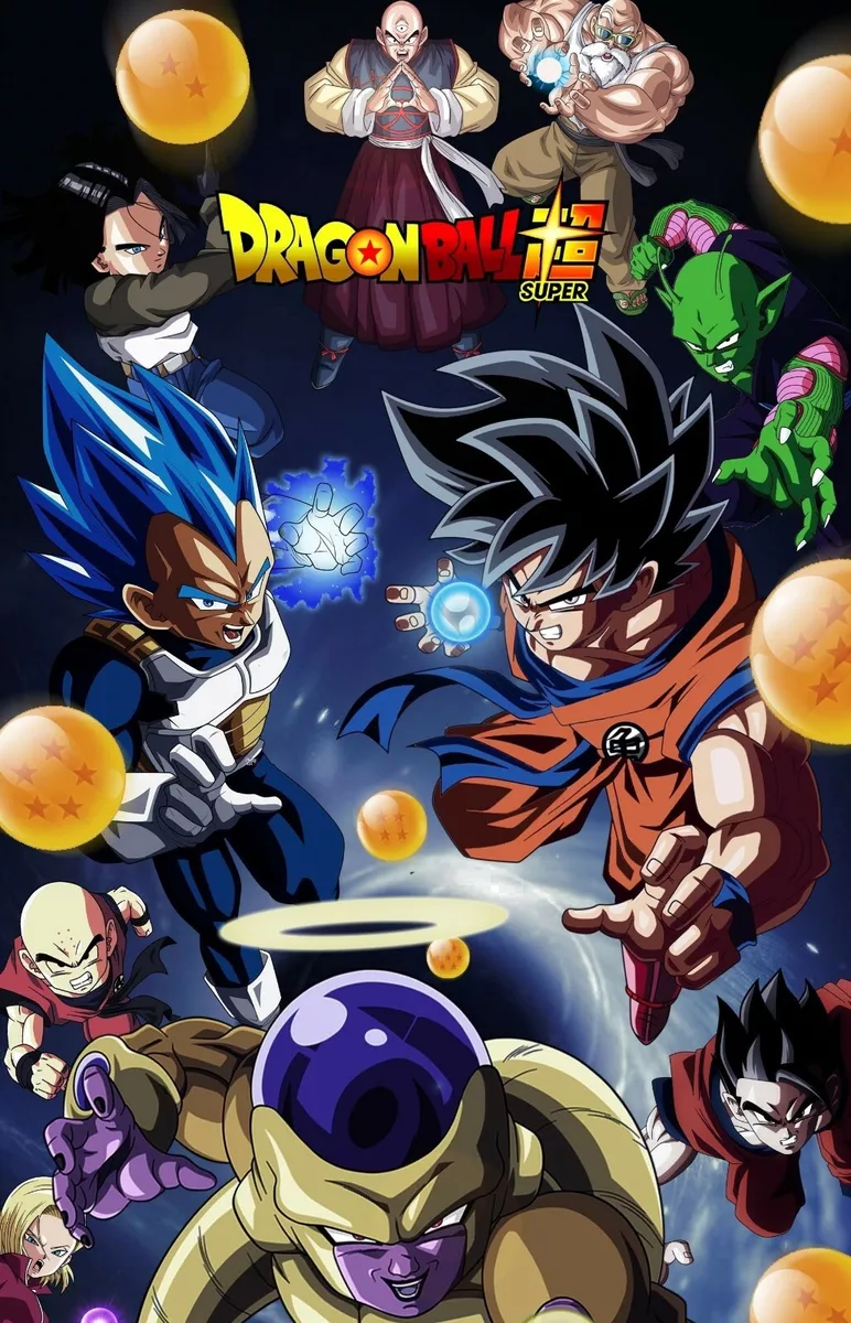 Póster de personajes Dragon Ball por solo 7,90€ –