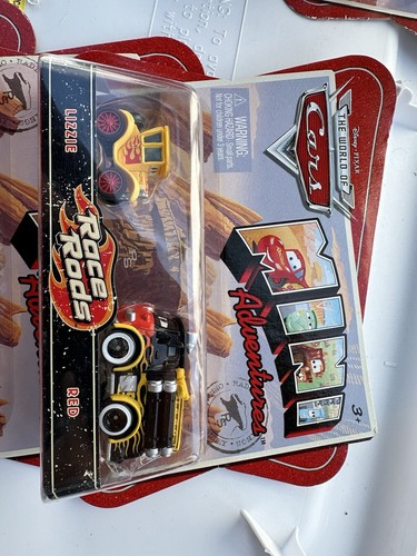 DISNEY PIXAR CARS MINI ADVENTURES RACE RODS LOT (6) INCL HALLOWEEN SPECIAL (x3)! - Picture 5 of 8