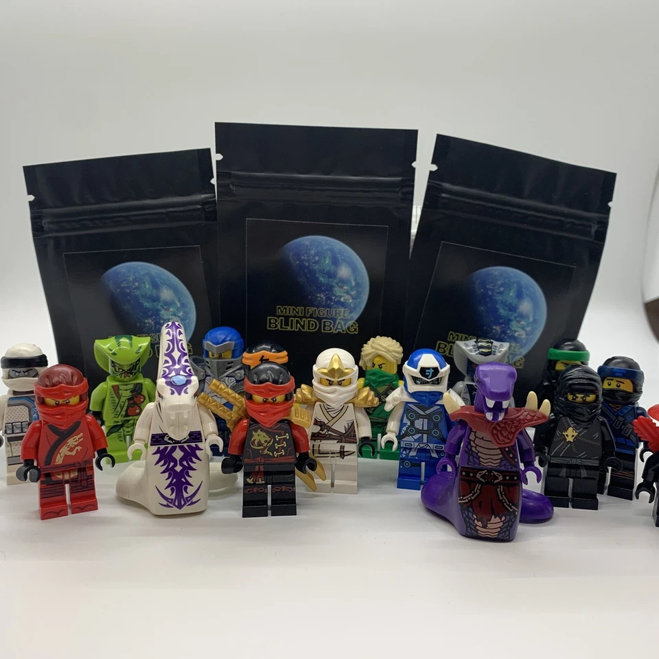 LEGO Ninjago Misterioso Minifigura Bolso Ciego 100% Genuino LLoyd Serpiente Cole Kai Zane Foto 2 de 2