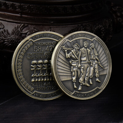 10 PCS Vietnamese Military Coin Collectibles Metal 10 PCS Vietnamese Military Coin Collectibles Metal
