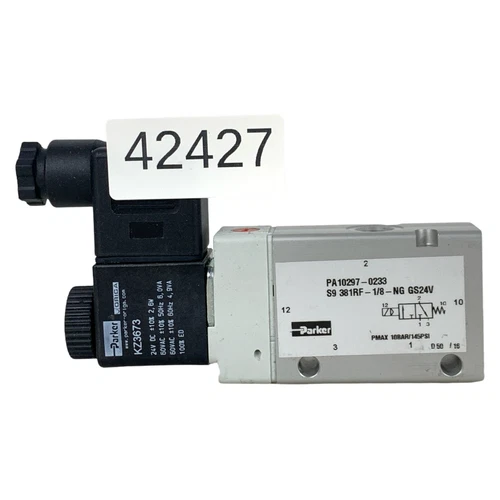 Parker PA10297-0233 Solenoid Valve S9381RF-1/8-NG GS24V