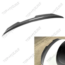 ABS Carbon Rear Trunk Spoiler Lip Wing Trim PSM style For Audi A5/S5 2018-2025