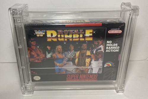 WWF Royal Rumble Super Nintendo Entertainment System, 1993 SNES WATA 9.8A SEALED