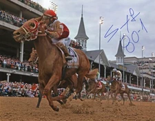 Rich Strike 2022 Kentucky Derby Photo Signed Sonny Leon 2 Sizes