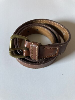 Vintage Patagonia Leather Money Belt Size 30 Approx. 3/4\