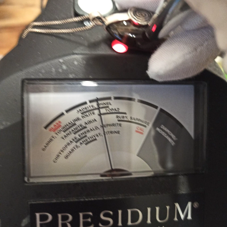 Collar Topacio Natural Vintage Arte Israelí Modernista Remolinos Plata 925 Caja de Regalo Foto 4 de 4