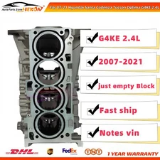 Empty Short Block Engine For 07-21 Hyundai Santa Cadenza Tucson Optima G4KE 2.4L