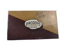 Vintage ARCADIA COMMANDER VIEWER Self Light in BOX Pocket Size D3