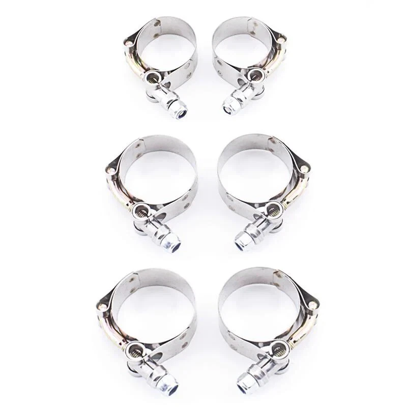 Kit de abrazadera de manguera de radiador Hybrid Racing T-Bolt (juego de 6) para Honda Civic Si 06-11 Foto 2 de 3