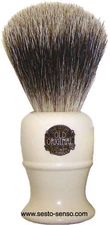 VULFIX Pure Badger Shaving Brush, no. 18 Imitation Ivory Handle