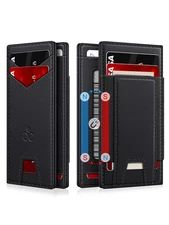 Wallet for Men Slim Leather Wallets for 9-13 Cards, RFID Blocking Thin Card H...