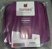 Tonies Purple HARD SHELL Travel Carrying Case Perfect for car rides sleepovers