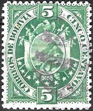 Timbre Blasons Bolivie 41 o - 89131FM