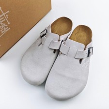 Birkenstock Boston x Stussy Bone Clog Wide Women's Shoes EU37-45 With Box