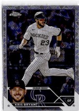2023 Topps Chrome Logofractor Edition #80 Kris Bryant