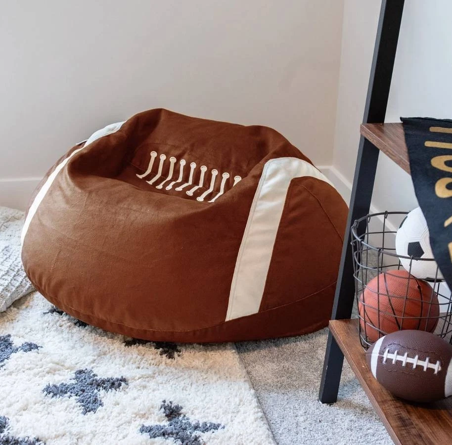 Big Joe 运动球豆袋椅子毛绒柔软聚酯纤维 (21D) — 第 2/4 张图片