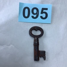 Rusty Vintage /Antique Padlock Key /Trunk Hollow Barrel Lock Key 50mm , List 095