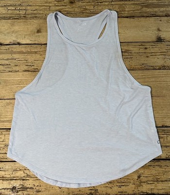Gapfit Women s Size M Heathered Blue Racerback Tank NWOT