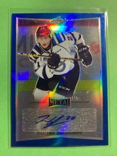 2015-16 Leaf Metal Prismatic Blue #BA-DZ1 Dmitry Zhukenov 10/25