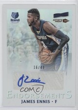 2016 Aficionado Endorsements Artist's Proof Bronze 16/49 James Ennis #3 Auto tj0