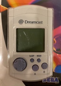 1999 SEGA DREAMCAST VISUAL MEMORY UNIT VMU WHITE FACTORY SEALED MK-50120 B