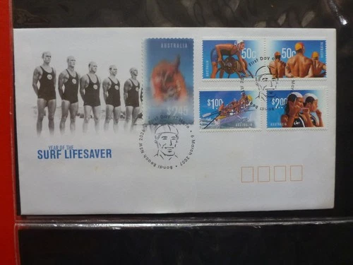 AUSTRALIA 2007 Surf Lifesaving Set 5 Stamps First Day Cover
