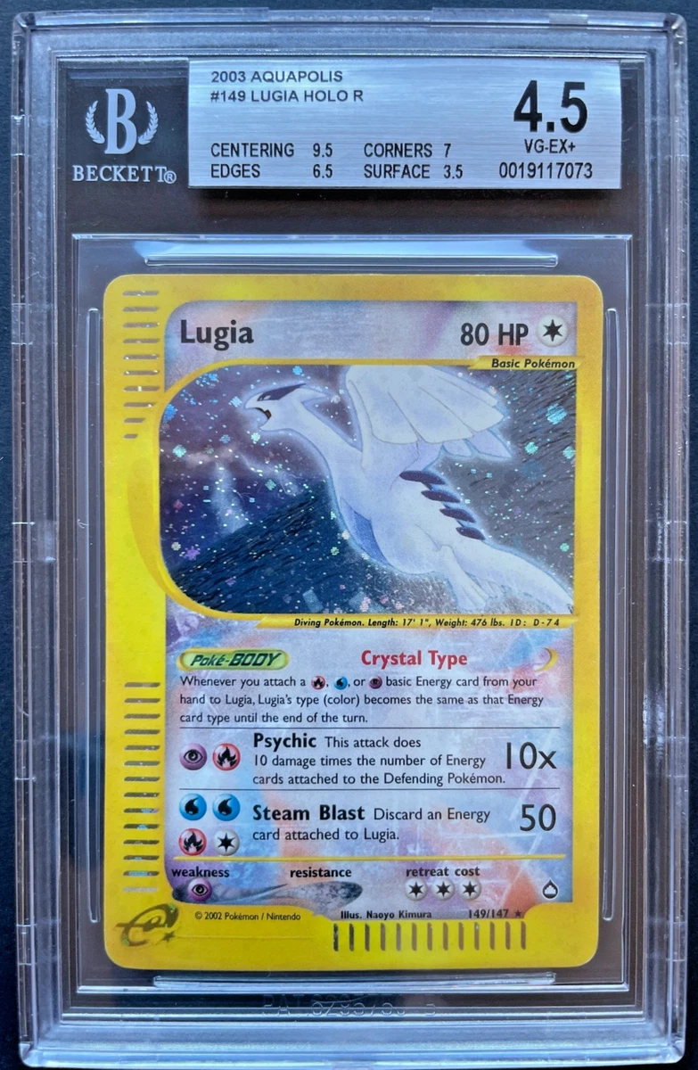 Pokémon Lugia Pokémon TCG Aquapolis Individual Collectible Card