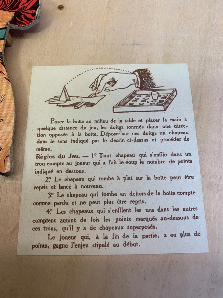 ANCIEN JOUET LES CHAPEAUX VALSEURS DE MARQUE GB LES ATLAS PARIS - Photo 3/4