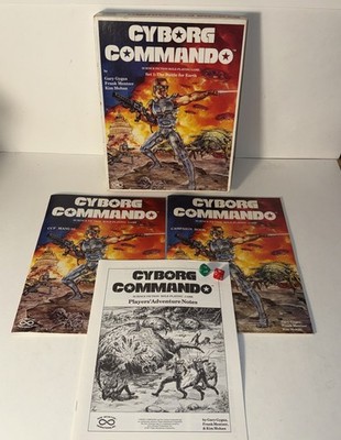 1987- Cyborg Commando Sci-Fi RPG Game Set 1 The Battle For Earth (GYGAX) RPG