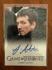 Josef Altin &middot; Game of Thrones &middot; Pypar &middot; Sammelkarte &middot; Autogramm