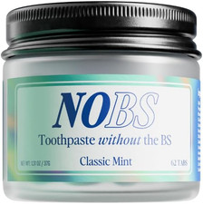  No Bad Stuff Toothpaste Tablets - Nano Hydroxyapatite, Fluoride  Plastic Free