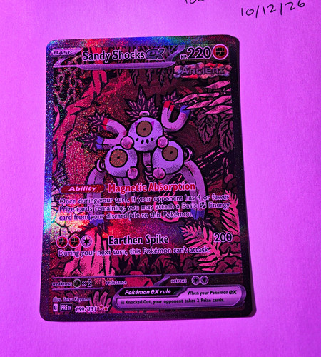 Pokemon Sandy Shocks ex 159/131 SV Prismatic Evolutions SIR Full Art Holo