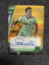 2024 Topps Chrome Mls - Autographs Sebastian Driussi Gold Refractor/50