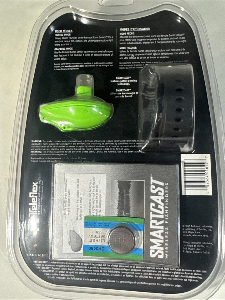 Humminbird Smartcast RF30 Wireless Fishfinders 2003 Montaje en muñeca Pesca de peces Nuevo Foto 2 de 4