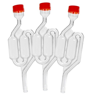 #ad Twin Bubble Airlock Wine Beer Pack of 3 $6.50