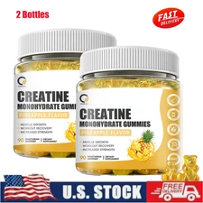 180 Pills Creatine Monohydrate Gummies Improve Performance and Strength