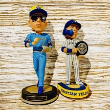 One of a Kind Yelich Milwaukee Brewers Collectible Bobblehead Jersey Serial #22