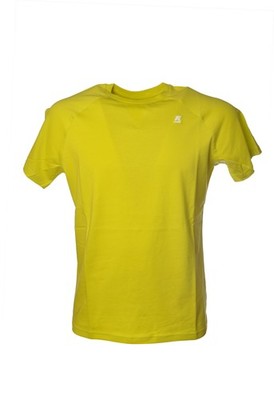 K-Way Herren T-Shirt Kurzarm Gelb Größe M-L