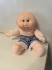 Vintage 1985 Cabbage Patch Kids Baby Doll 12” . Bald Head Blue Eyes Mold 1 . EUC